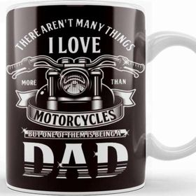 Baskı Dükkanı Dad Motorcycle Biker Father Daddy Papa Poppa Stepdad Husband Kupa