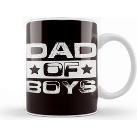 Baskı Dükkanı Dad of Boys Son Brother Daddy Papa Poppa Children Father Kupa