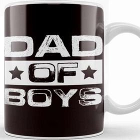 Baskı Dükkanı Dad of Boys Son Brother Daddy Papa Poppa Children Father Kupa