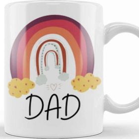 Baskı Dükkanı Dad the Dogfather Funny Cute Dog Father Dad Owner Pet Doggo Pup Fun Humor Kupa
