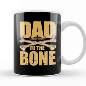 Baskı Dükkanı Dad to the Bone Funny Dad Pun Father S Day Joke Kupa Bardak