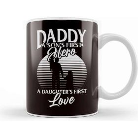 Baskı Dükkanı Daddy Son´s Hero Daughter´s Live Papa Dad Father Stepdad Kupa