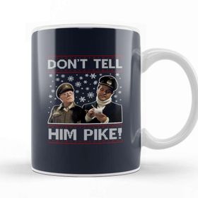 Baskı Dükkanı Dads Army Dont Tell Him Pike Christmas Knit Pattern Kupa