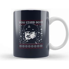 Baskı Dükkanı Dads Army Stupid Boy Christmas Knit Pattern Kupa Bardak