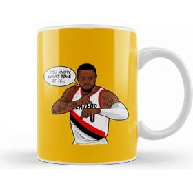 Baskı Dükkanı Damian Lillard What Time Is It Kupa