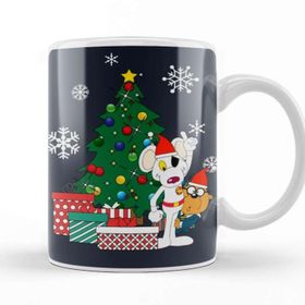 Baskı Dükkanı Danger Mouse and Penfold Around the Christmas Tree Kupa Bardak