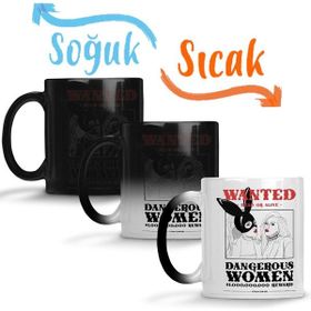 Baskı Dükkanı Dangerous Women Sihirli Porselen Kupa
