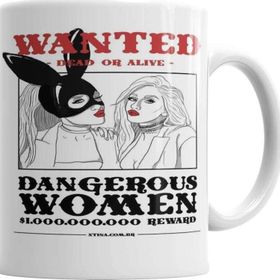 Baskı Dükkanı Dangerous Women Sihirli Porselen Kupa