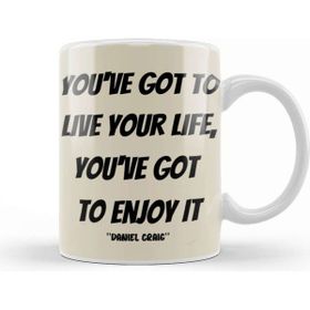 Baskı Dükkanı Daniel Craig Quotes Gift Kupa
