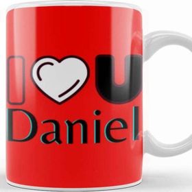 Baskı Dükkanı Daniel Name Custom Design Gift Baby Gift For Him Kupa Bardak