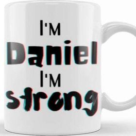 Baskı Dükkanı Daniel Name Personalized Custom Design Gift Baby Gift For Him Kupa