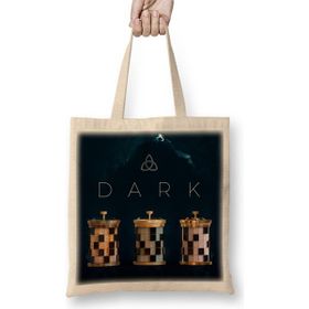 Baskı Dükkanı Dark Iı Bez Kadın Günlük Çanta