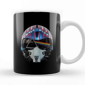 Baskı Dükkanı Dark Side Of The Maverick Helmet Top Gun Kupa