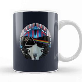 Baskı Dükkanı Dark Side Of The Maverick Helmet Top Gun Kupa