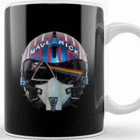 Baskı Dükkanı Dark Side Of The Maverick Helmet Top Gun Kupa