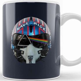 Baskı Dükkanı Dark Side Of The Maverick Helmet Top Gun Kupa