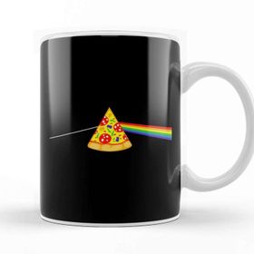 Baskı Dükkanı Dark Side Of The Pizza Kupa