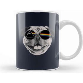 Baskı Dükkanı Dark Side Of The Pug Kupa