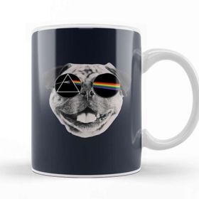 Baskı Dükkanı Dark Side Of The Pug Kupa