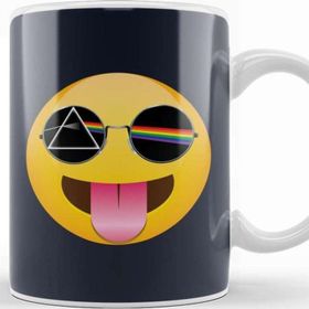Baskı Dükkanı Dark Side Of The Sticking Out Tongue Emoji Kupa