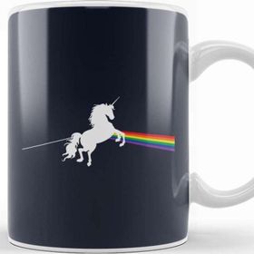 Baskı Dükkanı Dark Side Of The Unicorn Pink Floyd Mix Kupa