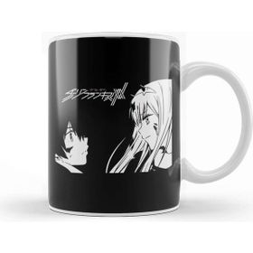 Baskı Dükkanı Darling In The Franxx Anime Art Zero Two Cute Style Beyaz 330 ml Porselen Kupa Bardak