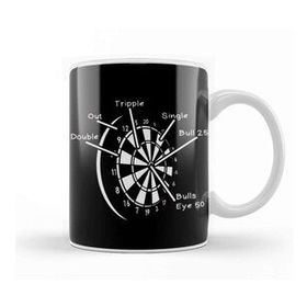 Baskı Dükkanı Dartboard Bullseye Darts Player Dart Board Arrow Throwing Kupa