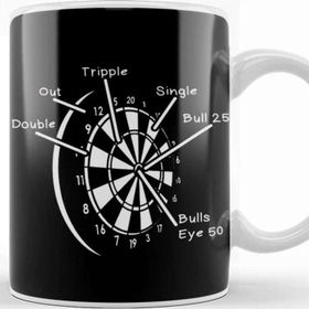 Baskı Dükkanı Dartboard Bullseye Darts Player Dart Board Arrow Throwing Kupa