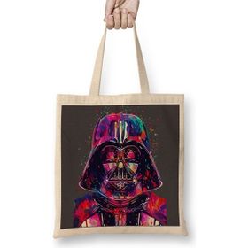Baskı Dükkanı Darth Vader Paint 2 Bez Çanta