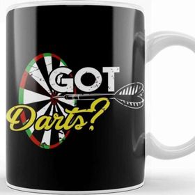 Baskı Dükkanı Darts Dartboard Bullseye Dartist Dart Board Team Throwing Kupa Bardak