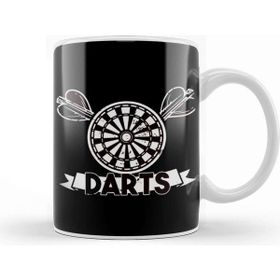 Baskı Dükkanı Darts Dartboard Dart Player Team Throwing Dartist Bullseye Kupa Bardak