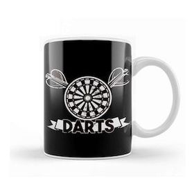 Baskı Dükkanı Darts Dartboard Dart Player Team Throwing Dartist Bullseye Kupa Bardak