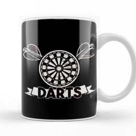 Baskı Dükkanı Darts Dartboard Dart Player Team Throwing Dartist Bullseye Kupa Bardak