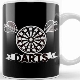 Baskı Dükkanı Darts Dartboard Dart Player Team Throwing Dartist Bullseye Kupa Bardak