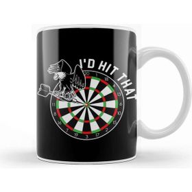 Baskı Dükkanı Darts Player Eagle Arrow Dartboard Dartist Target Bullseye Kupa Bardak