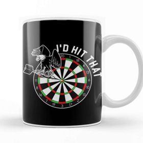 Baskı Dükkanı Darts Player Eagle Arrow Dartboard Dartist Target Bullseye Kupa Bardak