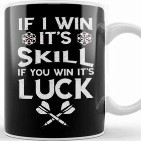Baskı Dükkanı Darts Skill Dart Player Dartboard Bullseye Target Dartist Kupa Bardak