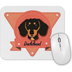 Baskı Dükkanı Daschshund Coleçao Raças Pug Köpek Mouse Pad