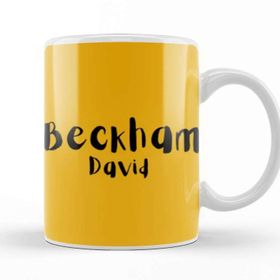 Baskı Dükkanı David Beckham Kupa