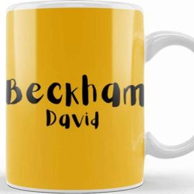 Baskı Dükkanı David Beckham Kupa