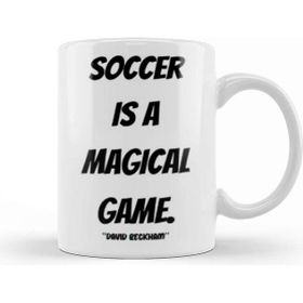 Baskı Dükkanı David Beckham Quotes Gift Vintage Retro Rainbow Style Kupa Bardak