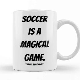 Baskı Dükkanı David Beckham Quotes Gift Vintage Retro Rainbow Style Kupa Bardak