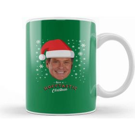 Baskı Dükkanı David Hasselhoff Have A Hofftastic Christmas Kupa Bardak