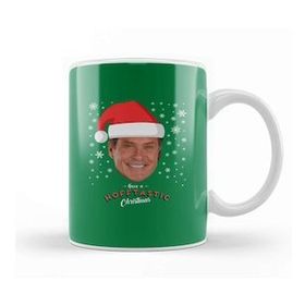 Baskı Dükkanı David Hasselhoff Have A Hofftastic Christmas Kupa Bardak