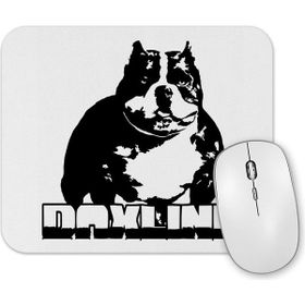 Baskı Dükkanı Dax Vetor Pug Köpek Mouse Pad