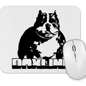 Baskı Dükkanı Dax Vetor Pug Köpek Mouse Pad