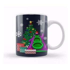 Baskı Dükkanı Day of the Tentacle Around the Christmas Tree Kupa Bardak