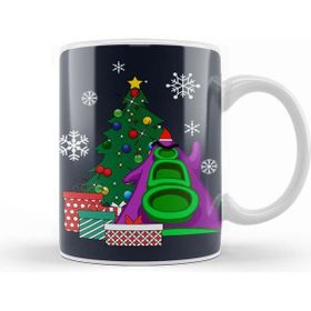 Baskı Dükkanı Day of the Tentacle Around the Christmas Tree Kupa Bardak