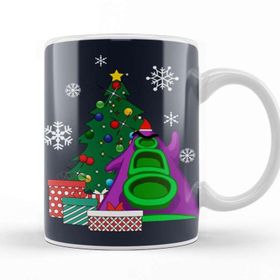 Baskı Dükkanı Day of the Tentacle Around the Christmas Tree Kupa Bardak