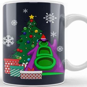 Baskı Dükkanı Day of the Tentacle Around the Christmas Tree Kupa Bardak